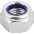 KIPP SECHSKANTMUTTER MIT KLEMMSTÜCK, NIEDRIGE FORM DIN985, M12, SW=19, STAHL 10 GALVANISCH VERZINKT, KOMP:POLYAMID Produktbild img1 S