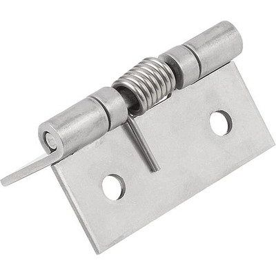 Produktbild von KIPP - FEDERSCHARNIER FEDER ÖFFNEND A=50, B=50, EDELSTAHL BLANK