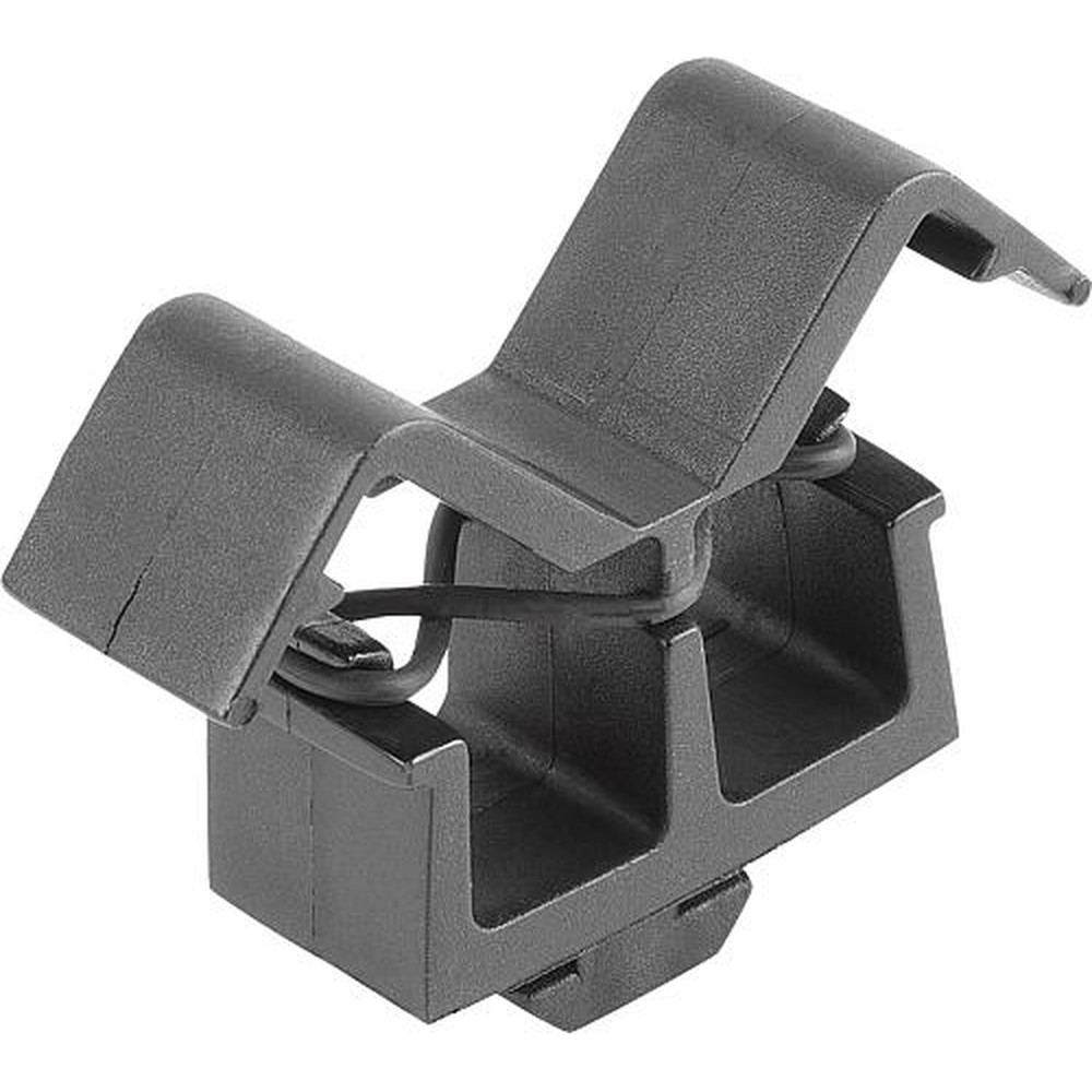 KIPP KABELHALTER MIT HAMMER, FORM:B POLYAMID, SCHWARZ, TYP I Produktbild img1 L