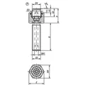 Produktbild von KIPP - PENDELAUFLAGE MIT O-RING, FORM:P VERGÜTUNGSSTAHL, AUSWECHSELBARE EINSÄTZ