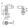 Produktbild von KIPP - SPERRRIEGEL MIT ANSCHLAG, RECHTS, D=4, M10, FORM:D M. GEW.HÜLSE/MUTTER/K