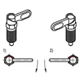 Produktbild von KIPP - SPERRRIEGEL MIT ANSCHLAG, RECHTS, D=4, M10, FORM:D M. GEW.HÜLSE/MUTTER/K