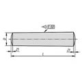 Produktbild von KIPP - KEGELSTIFT ISO2339, FORM:B GEDREHT, D=3, L=36 STAHL, BLANK