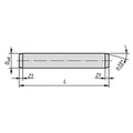 Produktbild von KIPP - ZYLINDERSTIFT ISO2338, D=6, L=45, EDELSTAHL A4 BLANK