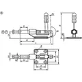 Produktbild von KIPP - SCHUBSTANGENSPANNER STANDARD, FORM:B, F2=6675, STAHL VERZINKT, KOMP:KUNS