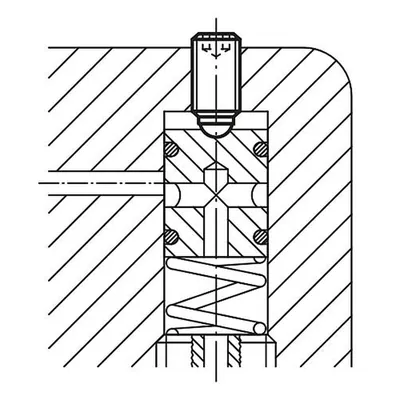 Produktbild von KIPP - KUGELDRUCKSCHRAUBE OHNE KOPF, FORM:A KUGEL AUS EDELSTAHL, M16, L=38,3, E