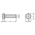 Produktbild von KIPP - SECHSKANTSCHRAUBE DIN933, GEWINDE DURCHGÄNGIG M20X50, STAHL 12.9 BLANK (