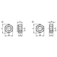 KIPP SECHSKANTMUTTER MIT KLEMMSTÜCK DIN980, M20, SW=30, FORM:V, STAHL 10 GALVANISCH VERZINKT Produktbild