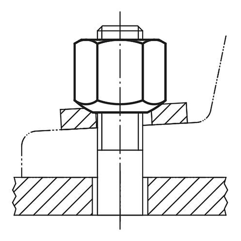 KIPP SECHSKANTMUTTER 1,5D HOCH DIN6330, M20, SW=30, EDELSTAHL A2 70 BLANK Produktbild img3 L