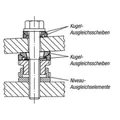 Produktbild von KIPP - KUGEL-AUSGLEICHSSCHEIBE, D1=36, D2=70, EDELSTAHL 1.4305 BLANK