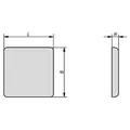 Produktbild von KIPP - ABDECKKAPPE 40X16X4 KUNSTSTOFF, TYP I, BN=8