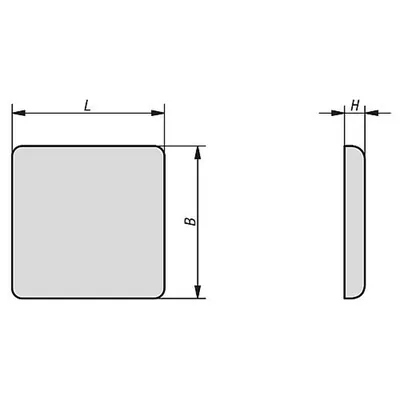 Produktbild von KIPP - ABDECKKAPPE 40X16X4 KUNSTSTOFF, TYP I, BN=8