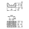 KIPP KABELBINDERBLOCK POLYAMID, SCHWARZ, TYP I UND TYP B Produktbild img2 S
