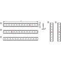Produktbild von KIPP - Maßband, selbstklebend 6000 x13mm, horizontal, weiß, Nullpunkt rechts