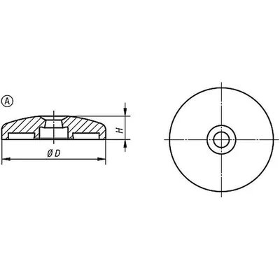 Produktbild von KIPP - TELLER, FORM:A ZINK, D=80 (K0425.10801)