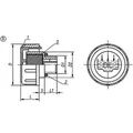 Produktbild von KIPP - ENTLÜFTUNGSSCHRAUBE MIT LUFTFILTER D1=G3/8, FORM:B THERMOPLAST, OHNE ÖLM