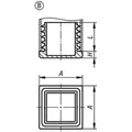 Produktbild von KIPP - VERSCHLUSSSTOPFEN FÜR QUADRATISCHE ROHRE A=25, FORM:B, POLYETHYLEN SCHWA