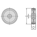 KIPP POLYAMIDRAD OHNE FESTSTELLSYSTEM POLYAMID, OHNE GEHÄUSE, D=150, B=40 Produktbild img2 S