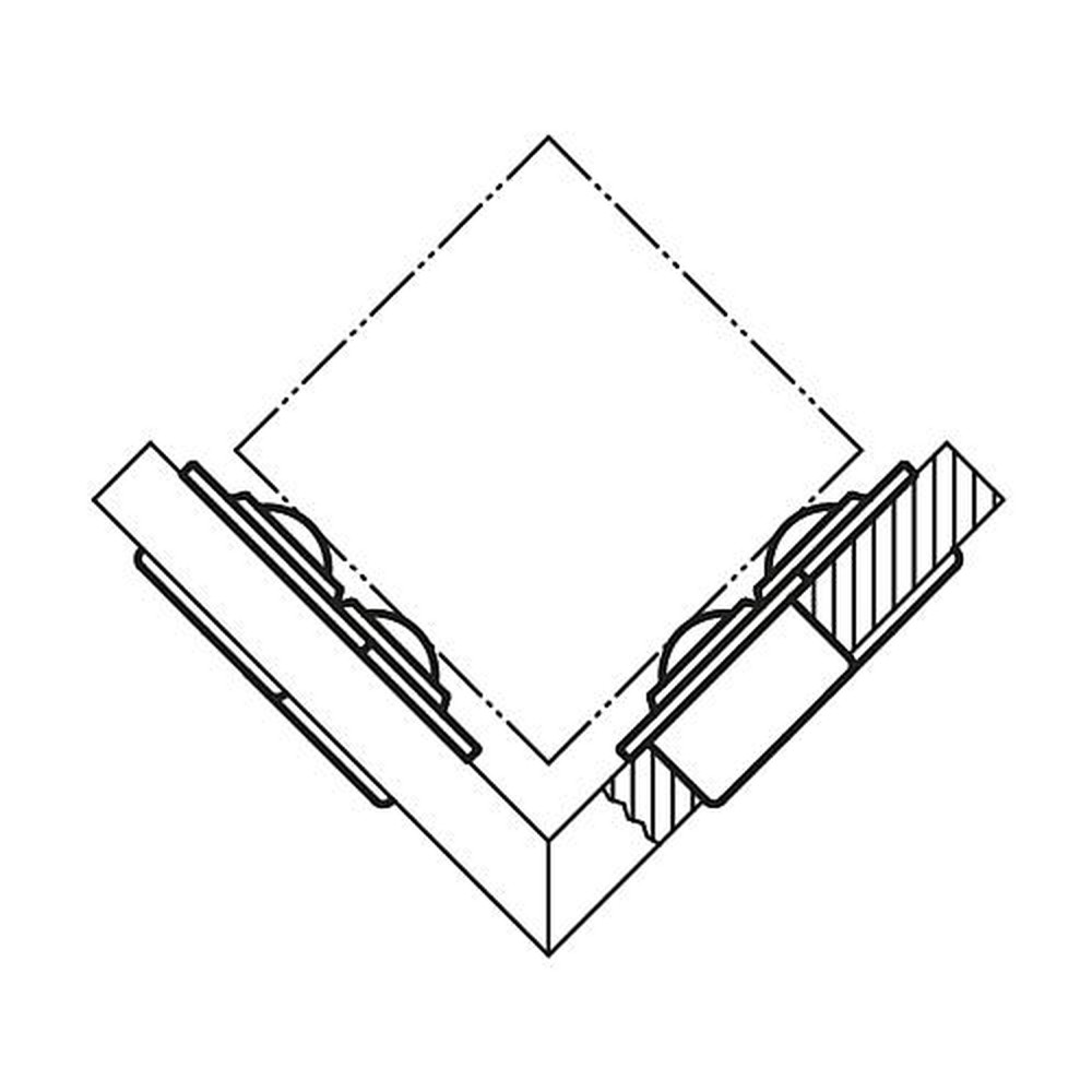 KIPP KUGELROLLE GEHÄUSE, FORM:C STAHL, KOMP:EDELSTAHL Produktbild img3 L