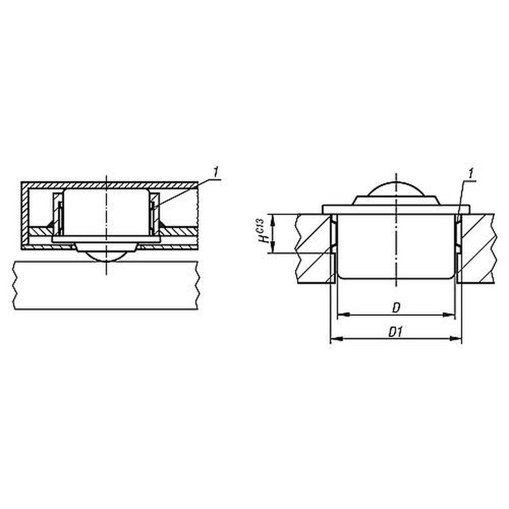 KIPP TOLERANZRING D=100 FEDERBANDSTAHL Produktbild img2 L
