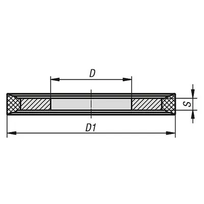 Produktbild von KIPP - DICHT-UND UNTERLEGSCHEIBE HYGIENIC USIT®, D=10,1, EDELSTAHL 1.4404, KOMP