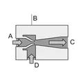 Produktbild von RIEGLER - Kompaktejektor »CP« Luftsparregelung, Düsengröße 1,5 mm, NO (CP 152)