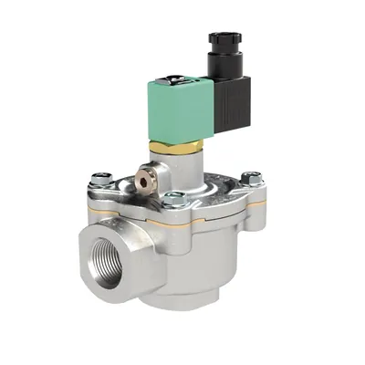 Produktbild von RIEGLER - Impulsmembranventil, NC, 230V, 50/60 Hz int. Vorsteuerung, G3/4 (MV 4
