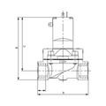 Produktbild von RIEGLER - 2/2 Wege-MV, NC, MS, G 1, DN 25, PN 0,2-10, NBR, vorge. 24V DC (MVA.1