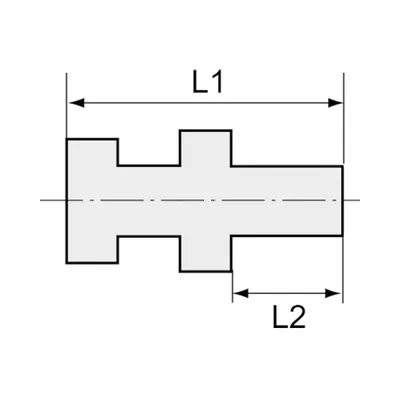Produktbild von RIEGLER - Gerade Einschraubverschraubung, R1/2, Rohr-Ø10, ES 1.4571, 315bar (ES
