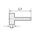 RIEGLER Aufschraubschlauchtülle, G 1/2, für Schlauch LW 8 mm, SW 24, MS (MS239A1208) Produktbild img1 S