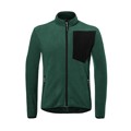 Produktbild von Kübler - Fleecejacke 1254 6201, moosgrün/schwarz, Größe XL