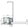 Produktbild von SIMONSWERK - Glastürband TECTUS TEG 310 2D 80,2tlg,verkehrsweiß,RAL 9016 matt