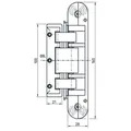 Produktbild von SIMONSWERK - Glastürband TECTUS TEG 310 2D 80,2tlg,verkehrsweiß,RAL 9016 matt