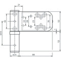 Produktbild von SIMONSWERK - Aufschraubband SIKU® 3D K 3030,15-19,verkehrsweiß,RAL 9016