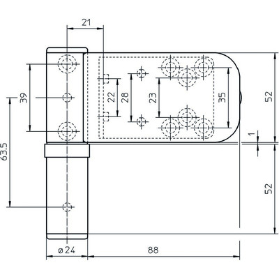 Produktbild von SIMONSWERK - Aufschraubband SIKU® 3D K 3030,15-19,verkehrsweiß,RAL 9016