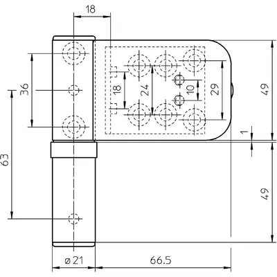 Produktbild von SIMONSWERK - Aufschraubband SIKU® 3D K 4145,18-22 braun