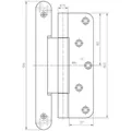 Produktbild von SIMONSWERK - Objektband VARIANT VN 2927/160 Compact Planum,Ø15 matt verchromt/F