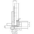 SIMONSWERK Objektband VARIANT VN 3737/160 Compact,Ø22,5,edelstahl matt Produktbild img5 S
