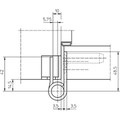 SIMONSWERK Objektband VARIANT VX 7729/160,Ø22,5,edelstahl matt Produktbild img2 S