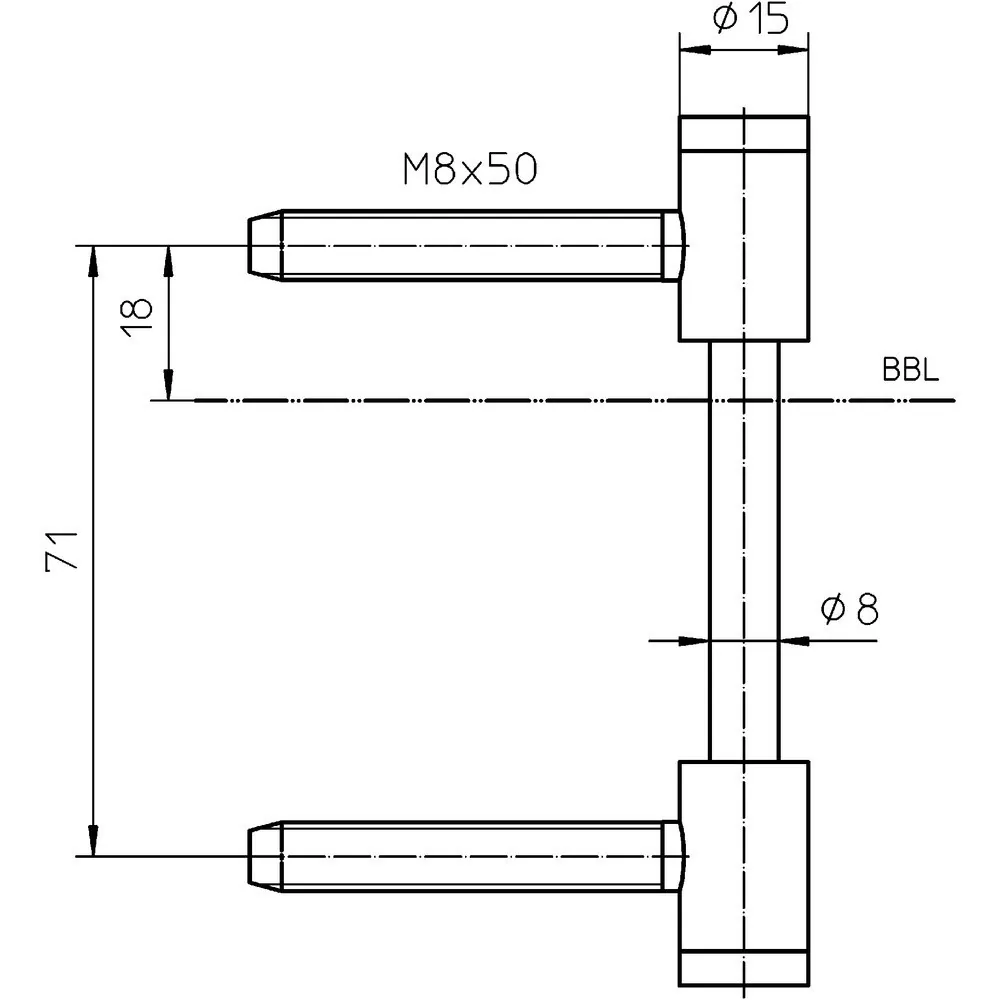 SIMONSWERK Flügelteil VARIANT V 0026 WF,3-tlg.Band, vernickelt Produktbild img3 L