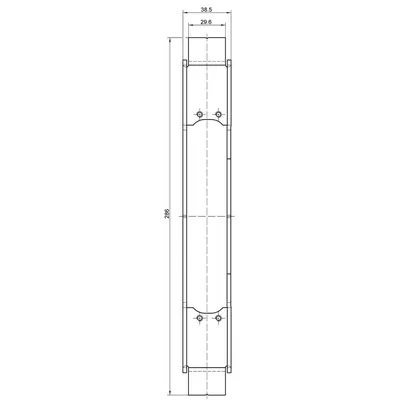 Produktbild von SIMONSWERK - Aufnahmeelement TECTUS® TE 541 3D FVZ ST verzinkt