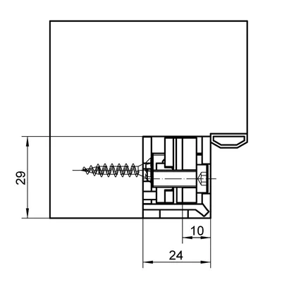 Produktbild von SIMONSWERK - Abdeckwinkel VARIANT VX 2560 KK N,ktg/ktg,hellbronzefarbig patinie