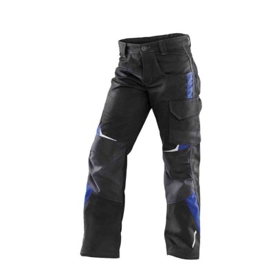 KIDZ Kinderhose 2224 5353, schwarz/kbl.blau, Größe 122-128