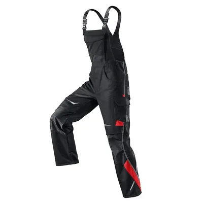 Produktbild von Kübler - PULSSCHLAG Latzhose 3324 5353, schwarz/mittelrot, Größe 48