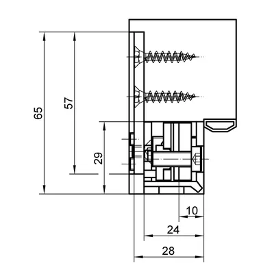 Produktbild von SIMONSWERK - Abdeckwinkel VARIANT VX 2560 KK N,ktg/ktg,hellbronzefarbig patinie