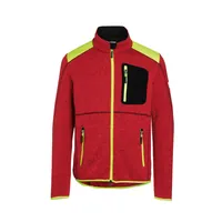 Produktbild von Kübler - FOREST Strickjacke Light 1550 6335, rot/warngelb, Größe L