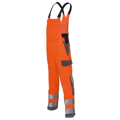 Produktbild von Kübler - PROTECTIQ HIGH VIS Latzhose 3394 8420, warnorange/anthrazit, Größe 90