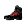 Produktbild von ELTEN - Sicherheitsschnürstiefel (Form C) MICK black-red High ESD S3S CI, Gr. 4
