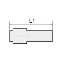 Produktbild von RIEGLER - Verschlussstecker »Blaue Serie«, Stecknippel 4 mm (144.004)