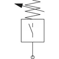 Produktbild von RIEGLER - Druckschalter »SYNTESI«, BG 1, G 1/8, 2 m Kabel (5611S101)